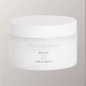 Dermalactives WHITE TEA & WATER LILY Body Scrub 15.8 oz 450g Full Size ~ New! ❤️